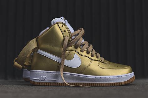 nike air force 1 metallic gold.